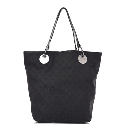 Gucci Monogram Small Eclipse Tote Black 1 of 14