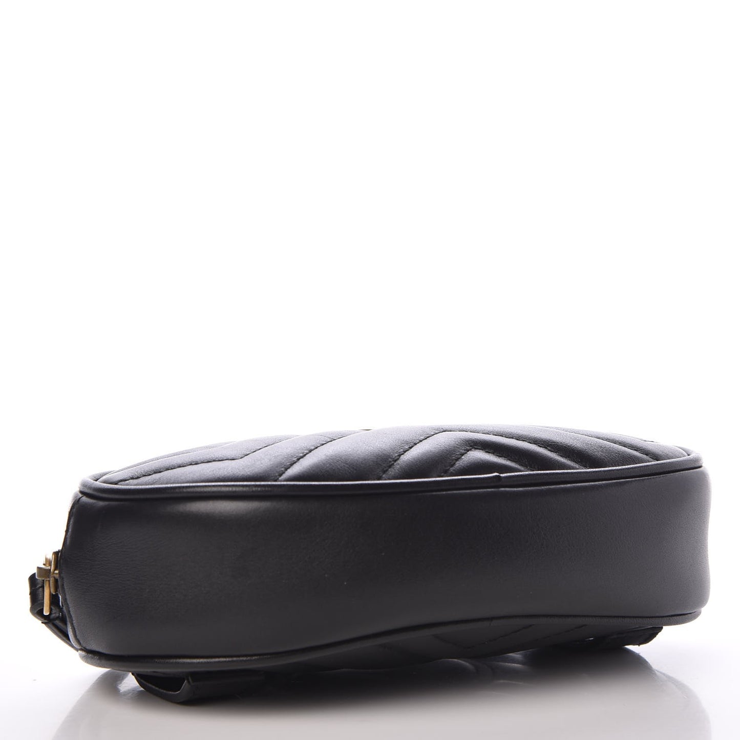 Calfskin Matelasse GG Marmont Belt Bag 75 30 Black