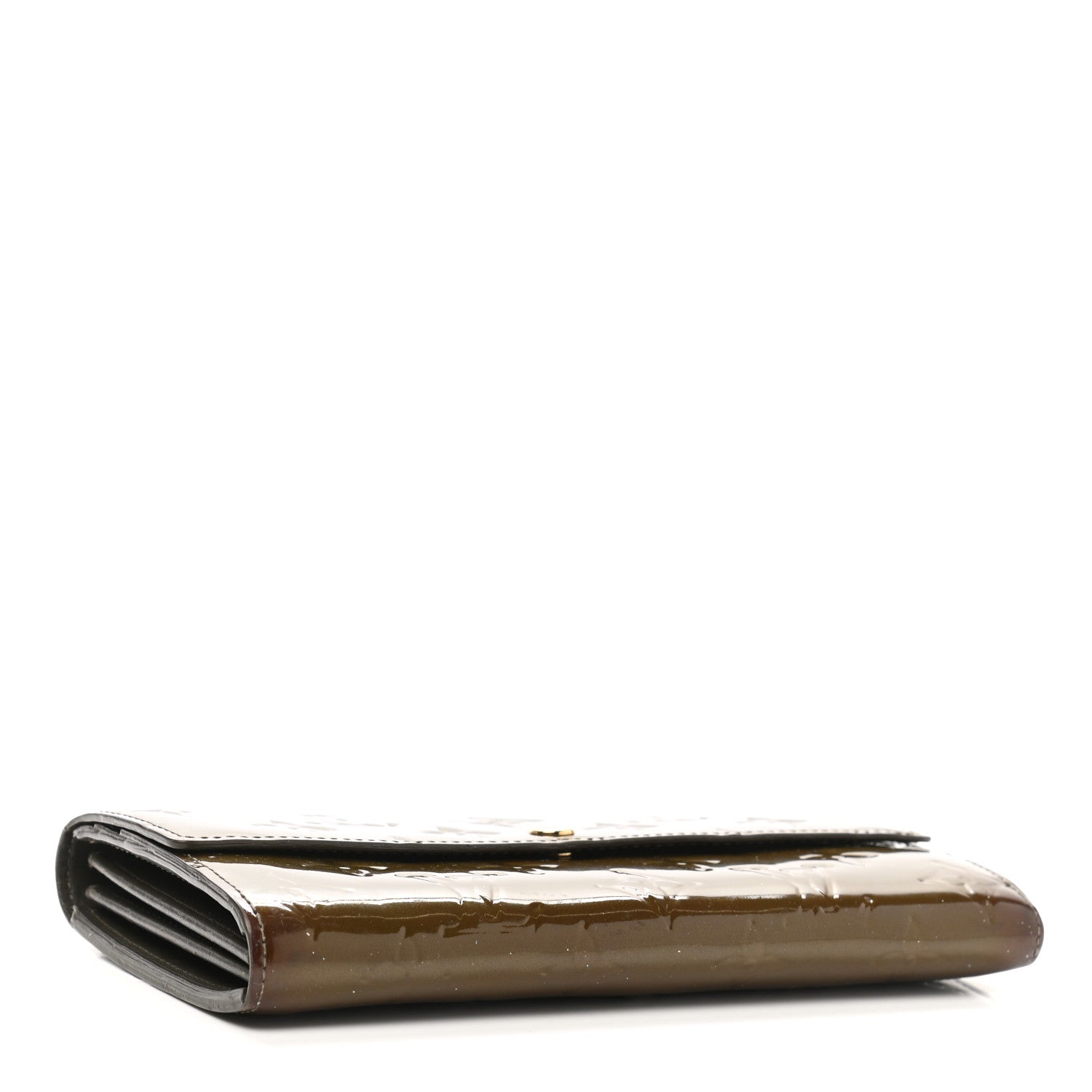 Louis Vuitton Vernis Sarah Wallet Vert Bronze 5 of 10