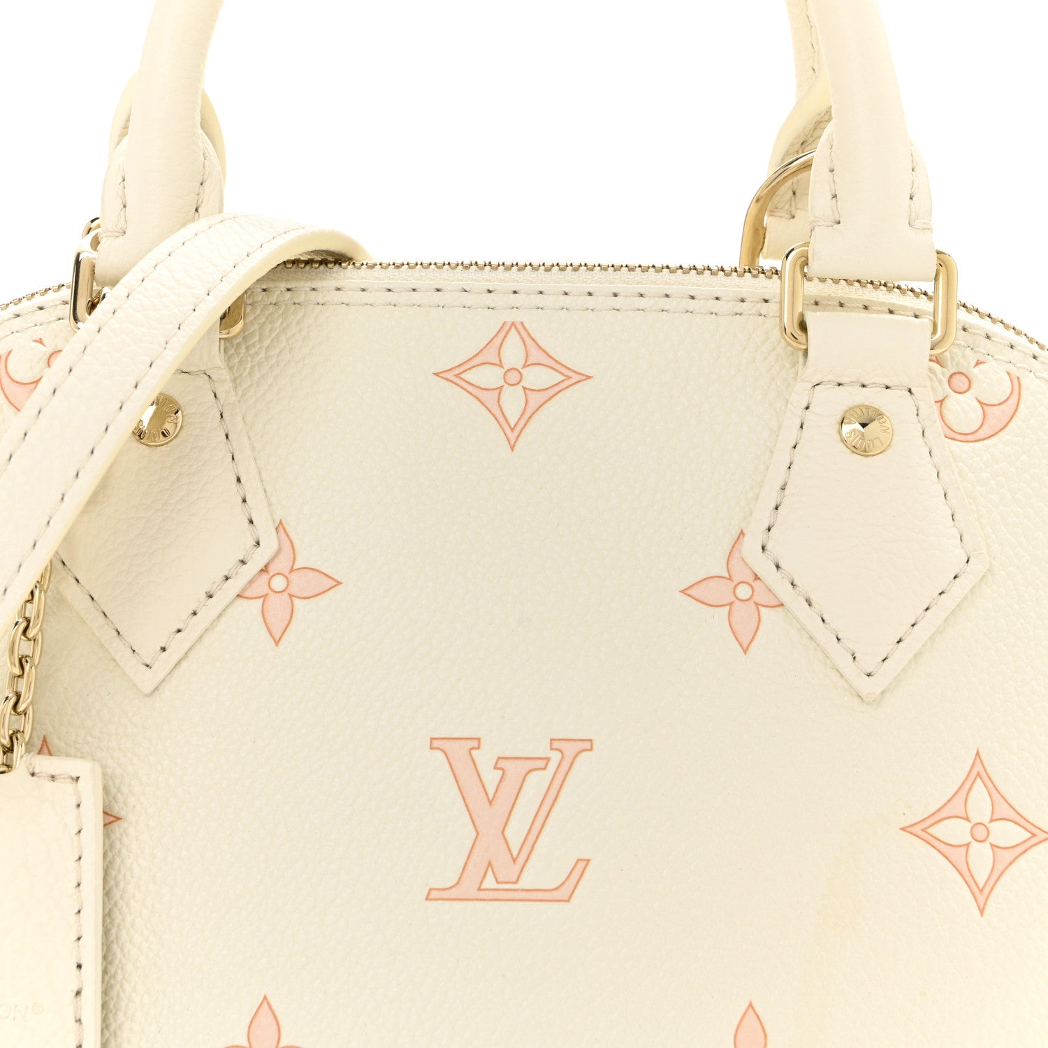 Louis Vuitton Empreinte Bi-Color Alma BB Milky White Peach 7 of 9