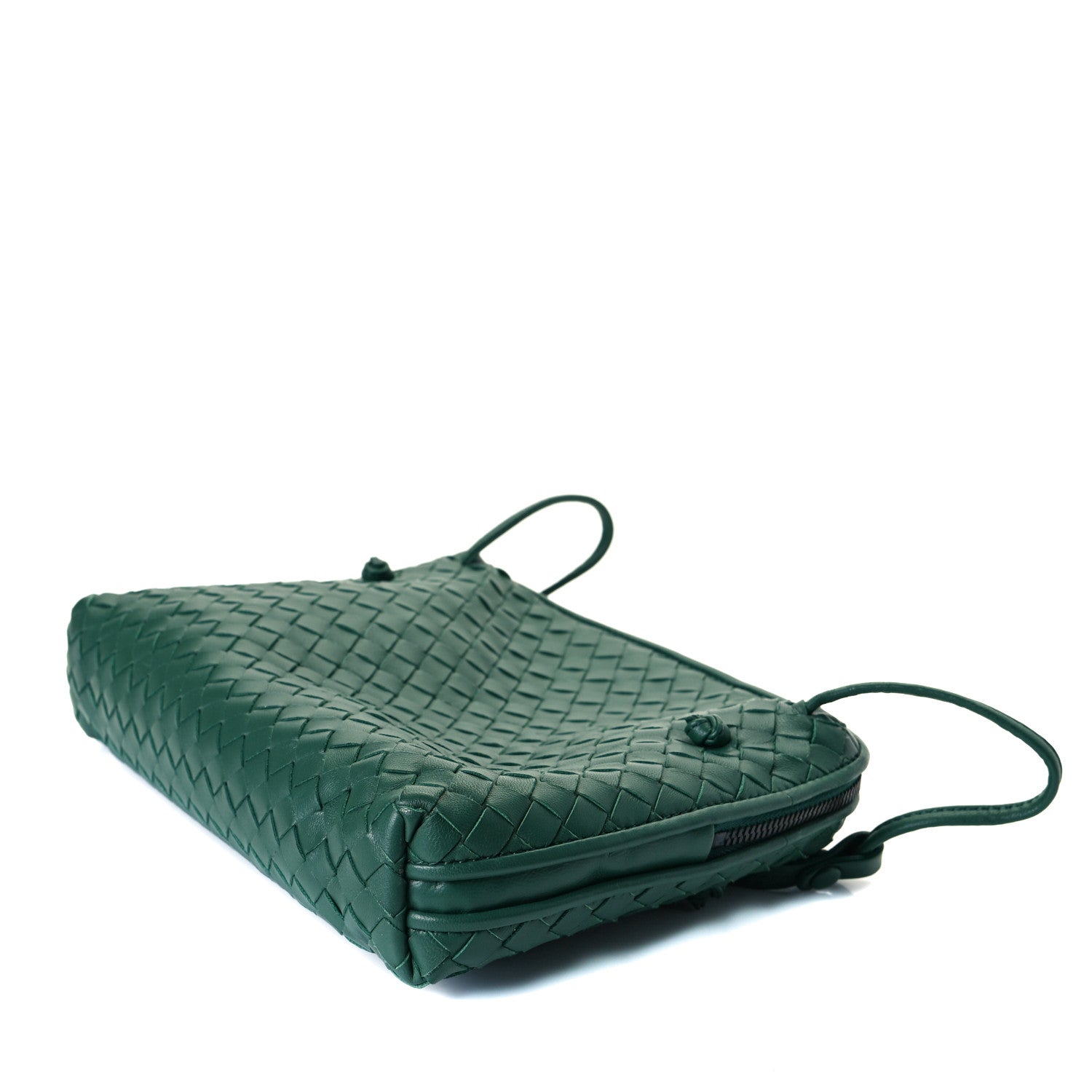 Bottega Veneta Nappa Intrecciato Nodini Crossbody Messenger Menthe 9 of 12