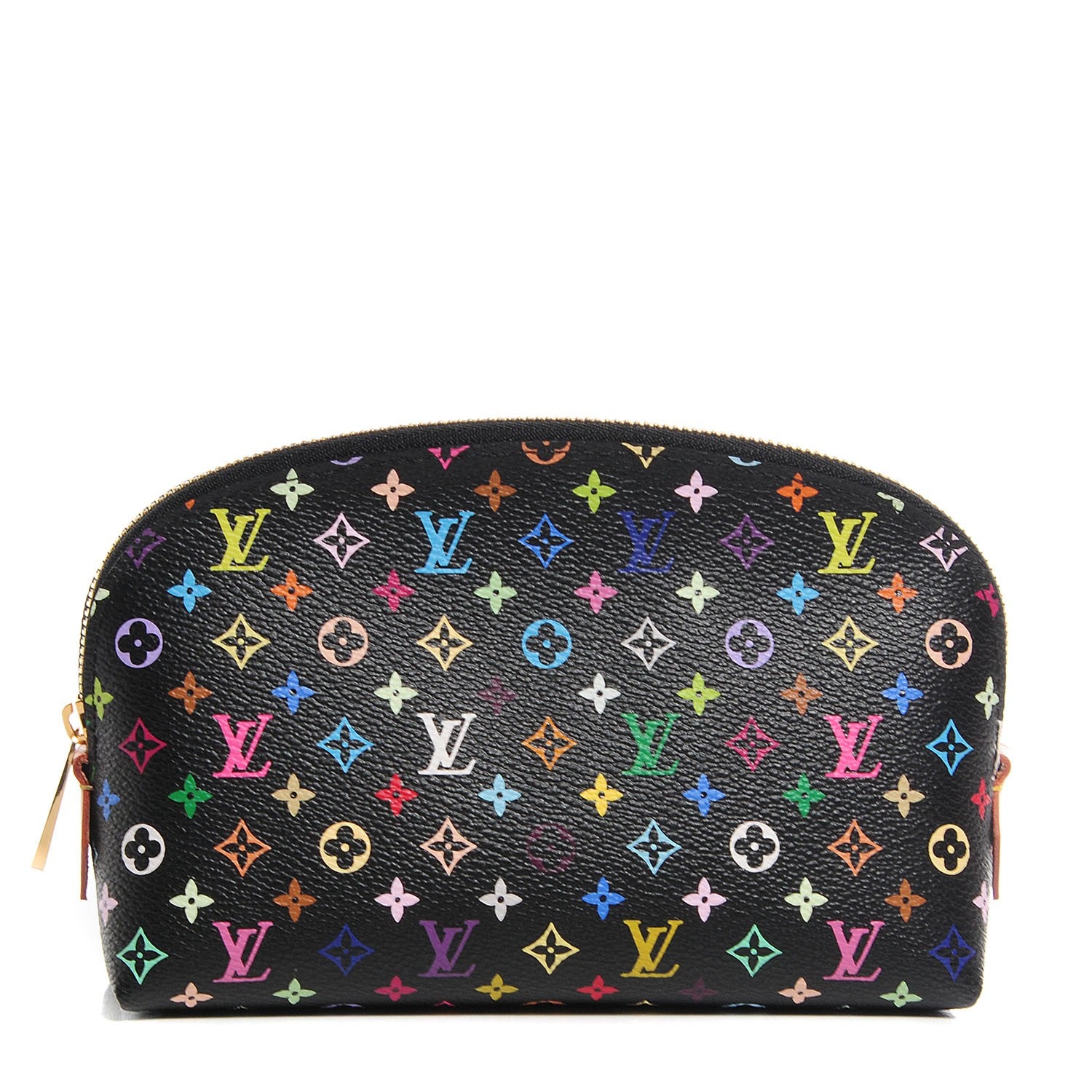 Louis Vuitton Monogram Multicolor Cosmetic Pouch Black Grenade 1 of 7