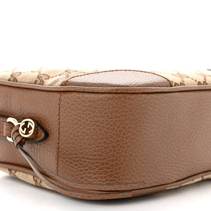 Gucci Monogram Mini Bree Messenger Bag Beige Tabacco 9 of 10