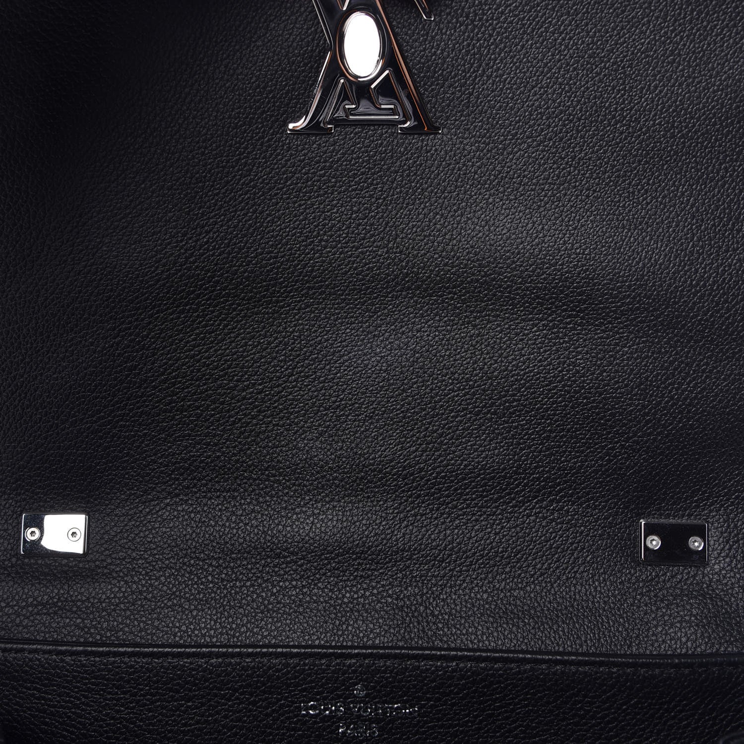Louis Vuitton Soft Calfskin Lockme II Top Handle Black 9 of 9