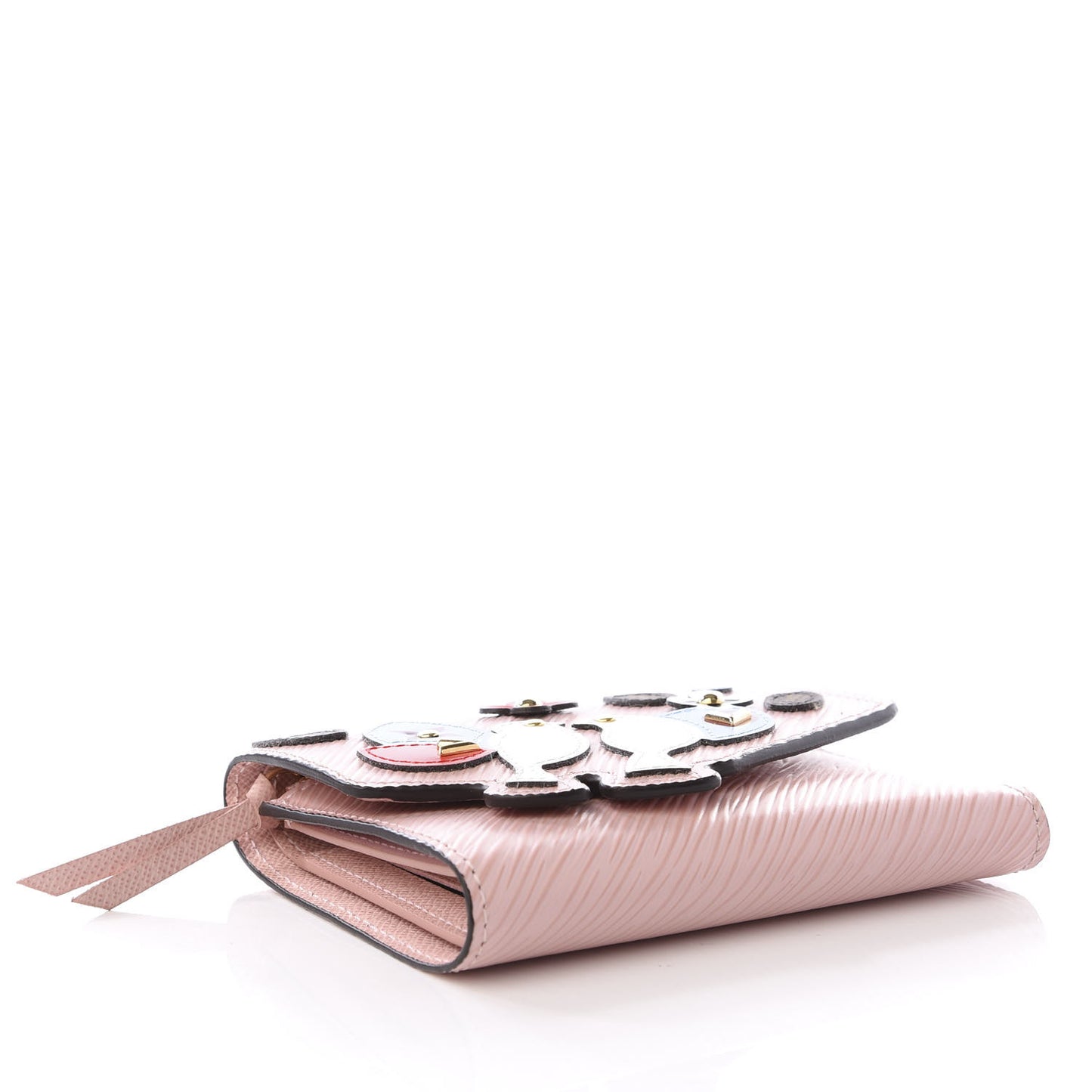 Epi Birds Victorine Wallet Rose Ballerine