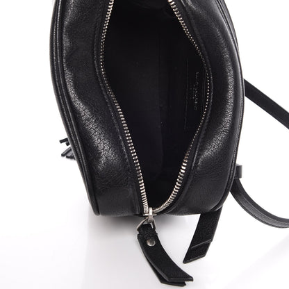 Saint Laurent Lambskin Monogram Lou Belt Bag Black 5 of 7