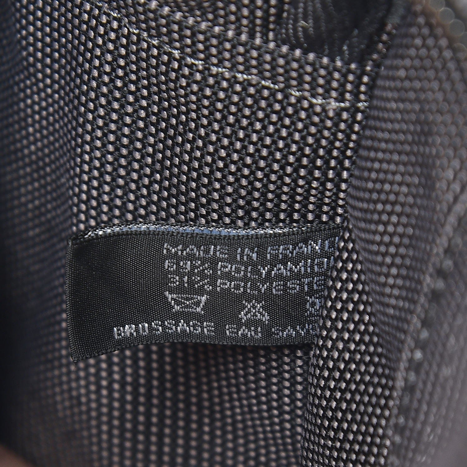 Hermes Toile Fourre Tout MM Grey Black 7 of 7