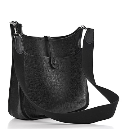 Hermes Taurillon Clemence Evelyne II PM Black 3 of 14