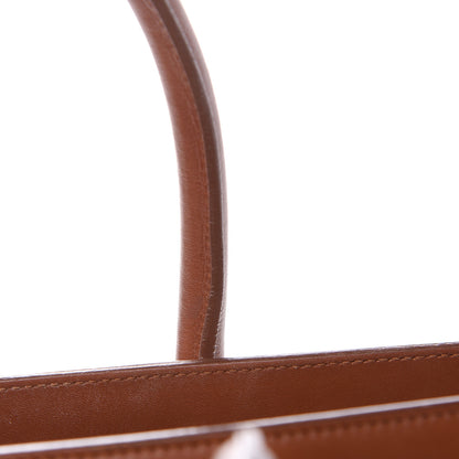 Saint Laurent Calfskin Large Sac De Jour Carryall Cognac 25 of 32