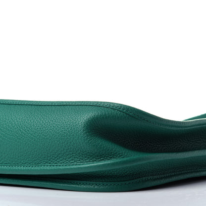 Hermes Taurillon Clemence Evelyne III PM Vert Vertigo 7 of 10