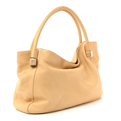 Chanel Calfskin CC Dice Tote Bag yellow 5 of 17