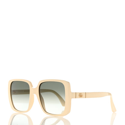 Gucci Acetate Square Frame GG0632S Sunglasses White 1 of 8