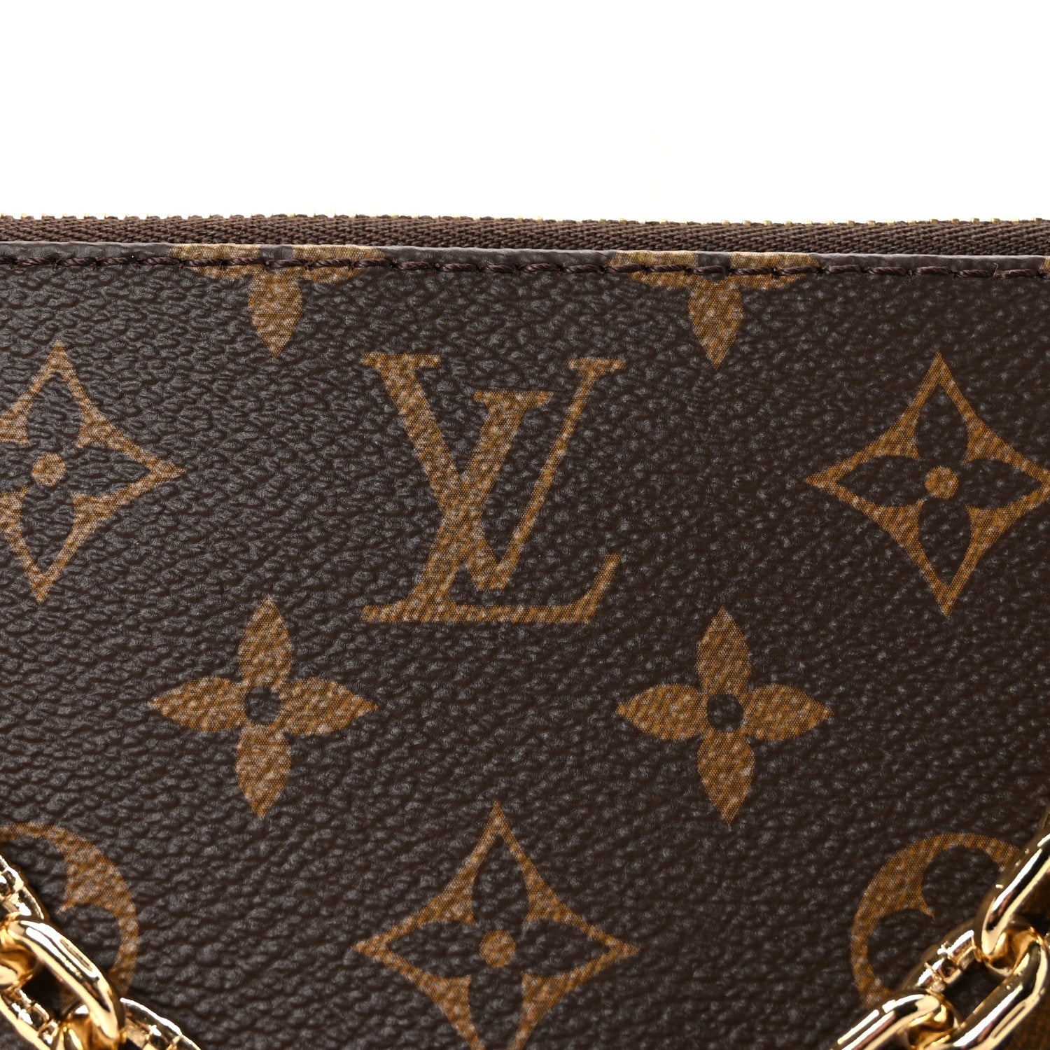 Louis Vuitton Monogram Chain Pochette Accessories 7 of 10