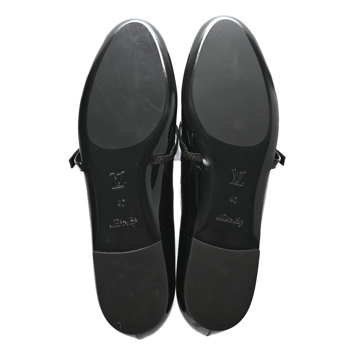Louis Vuitton Patent Uniformes Ballet Flats 40 Black 5 of 8
