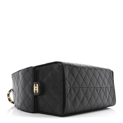 Chanel Caviar Quilted Medium Chanel 25 Handbag Black 5 of 11