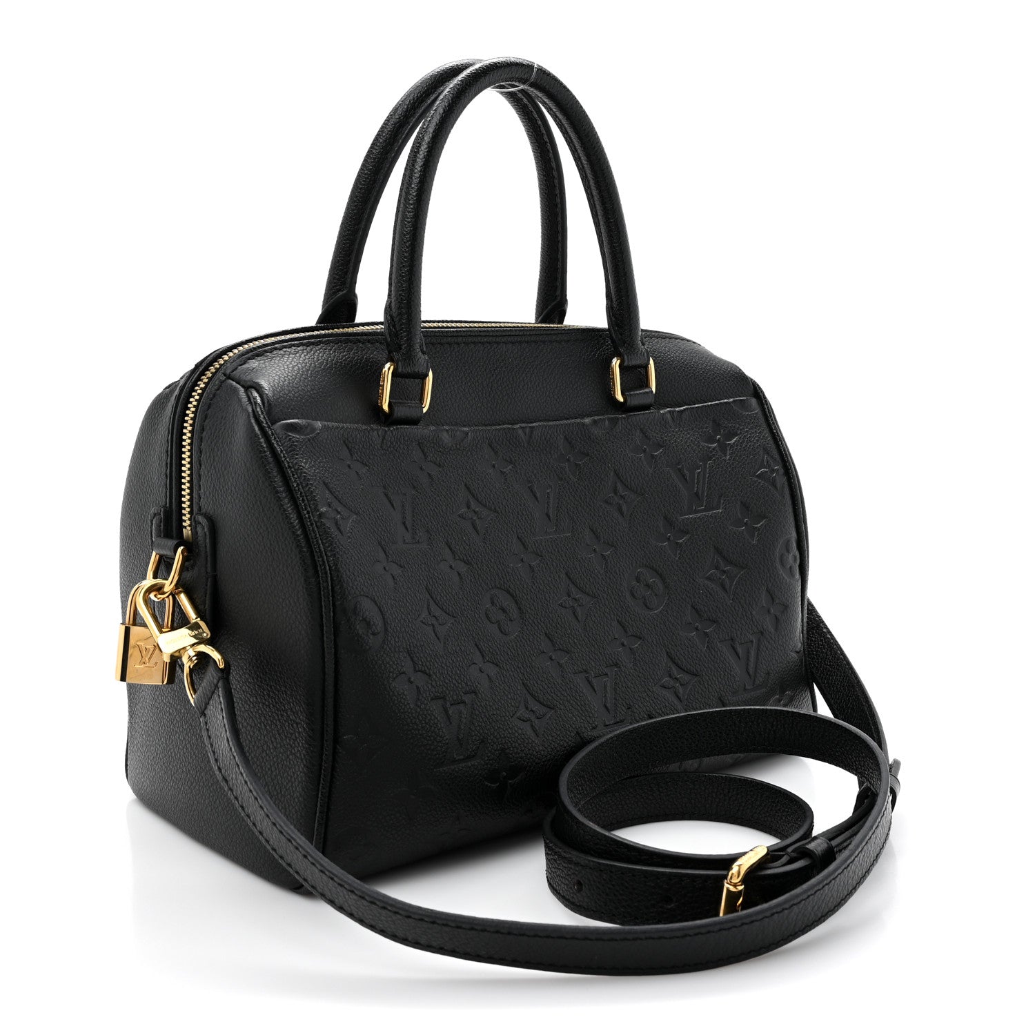 Louis Vuitton Empreinte Speedy Bandouliere 25 NM Black 3 of 12