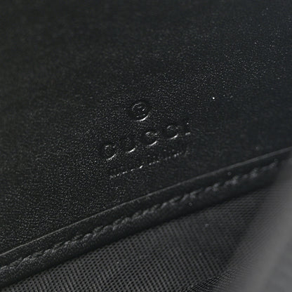 Gucci Suede Patent Web Ophidia Wallet On Chain Black 7 of 13