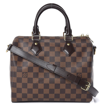 Louis Vuitton Damier Ebene Speedy Bandouliere 25 1 of 10