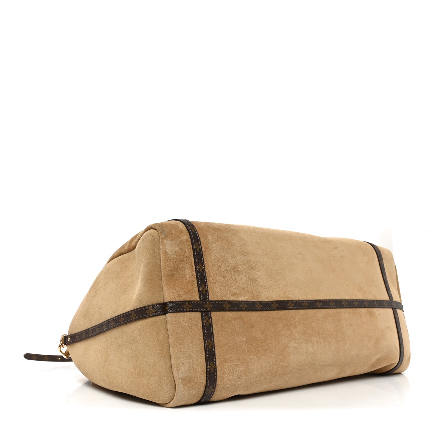 Suede Monogram Express MM Hazelnut