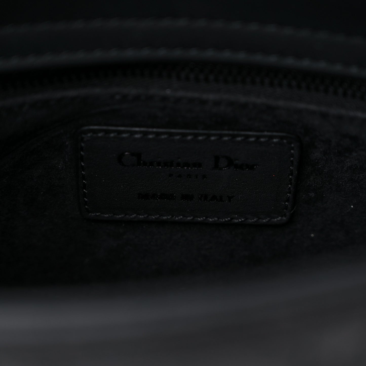 Ultra Matte Calfskin Cannage Mini Lady Dior Black