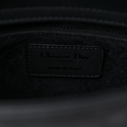 Christian Dior Ultra Matte Calfskin Cannage Mini Lady Dior Black 6 of 9