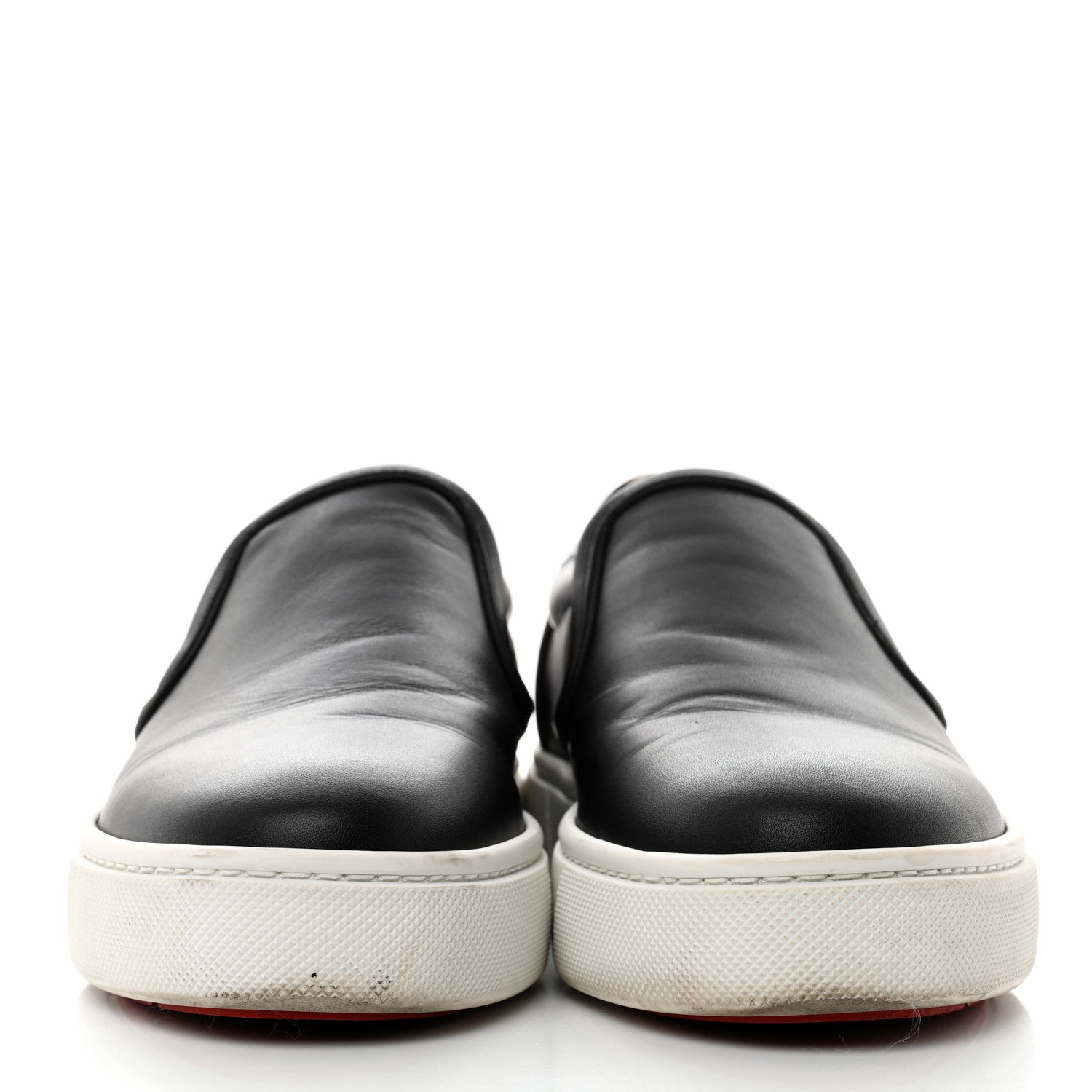 Christian Louboutin Calfskin Masteraltissima Flat Sneakers 38 Black 2 of 7