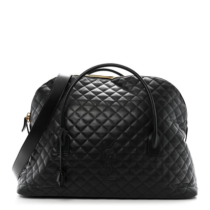 Saint Laurent Calfskin Quilted ES Giant Travel Bag Black 1 of 11