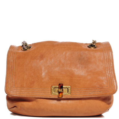 Lanvin Smooth Grained Leather Medium Happy Shoulder Bag 1 of 6