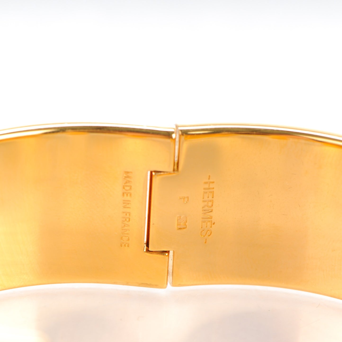 Enamel Wide Clic Clac H Bracelet PM Black