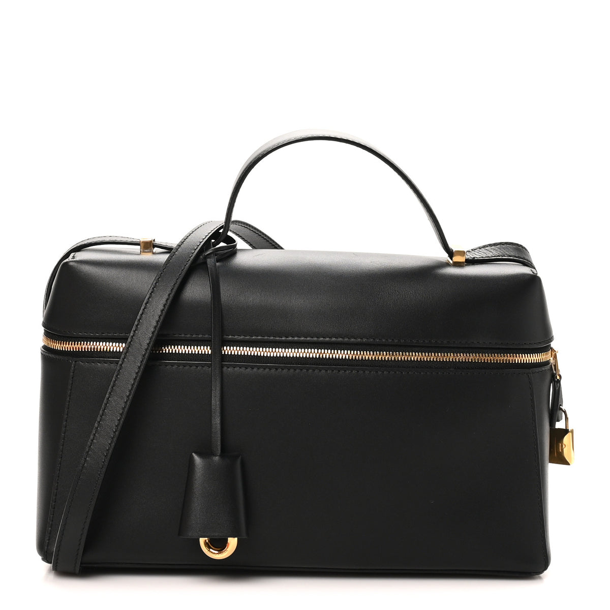 Loro Piana Calfskin Extra Bag L27 Black 1 of 10