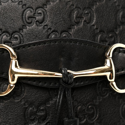Gucci Guccissima Medium Emily Chain Shoulder Bag Black 13 of 13