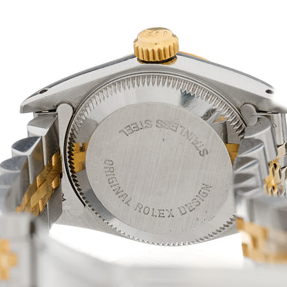 Rolex Stainless Steel 18K Yellow Gold 26mm Oyster Perpetual Datejust Watch Silver 67193 4 of 4