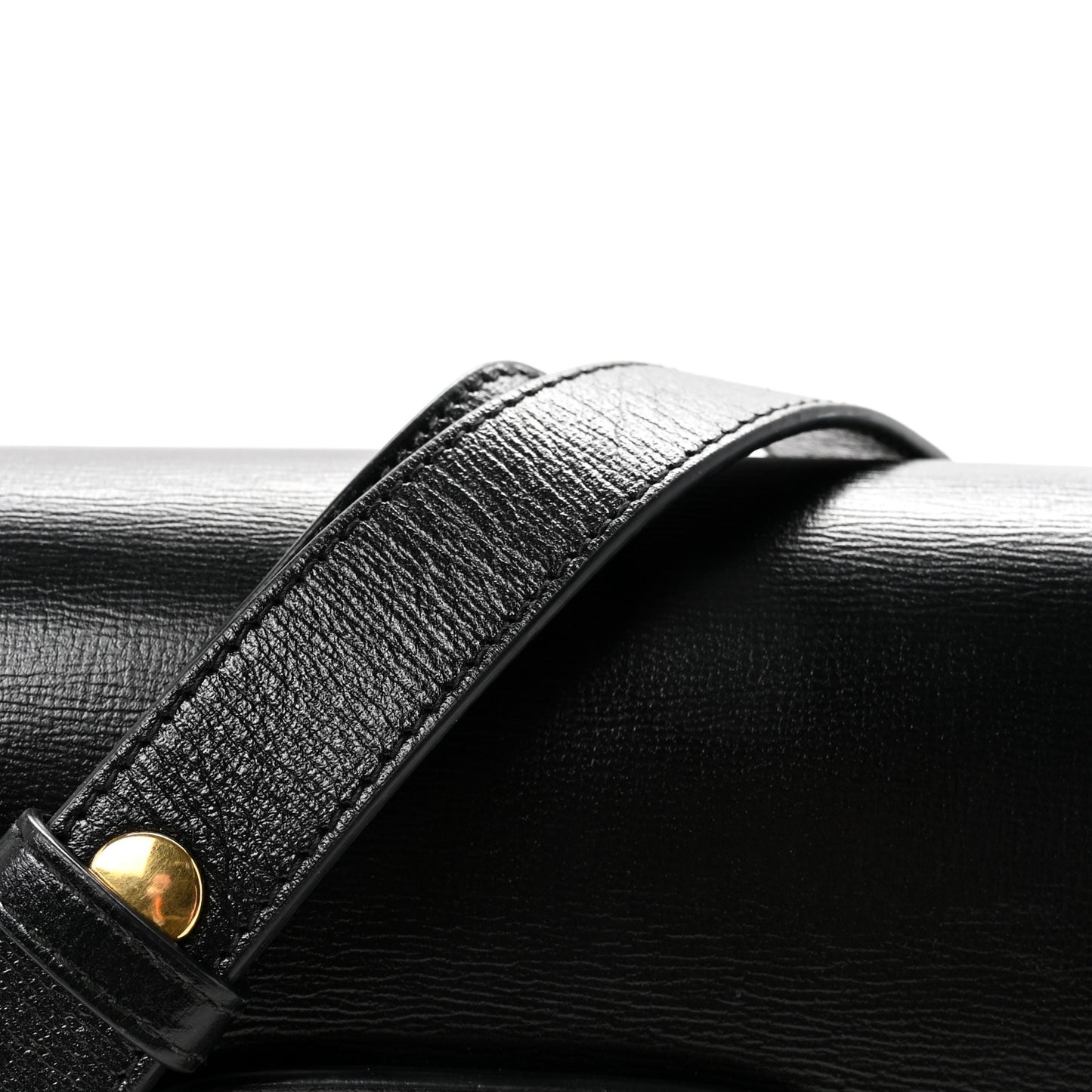 Azalea Calfskin Horsebit 1955 Shoulder Bag Black