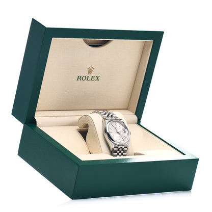 Rolex Stainless Steel 36mm Oyster Perpetual Datejust Watch Silver 126200 5 of 5