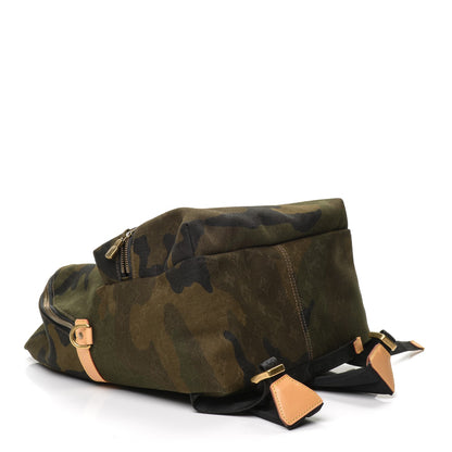 Louis Vuitton X SUPREME Canvas Camouflage Apollo Backpack 4 of 9