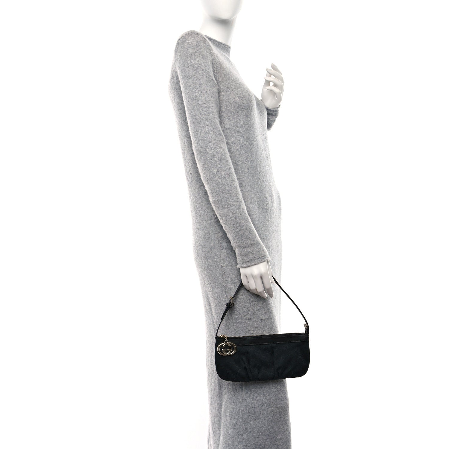 Gucci Monogram GG Pochette Black 2 of 10