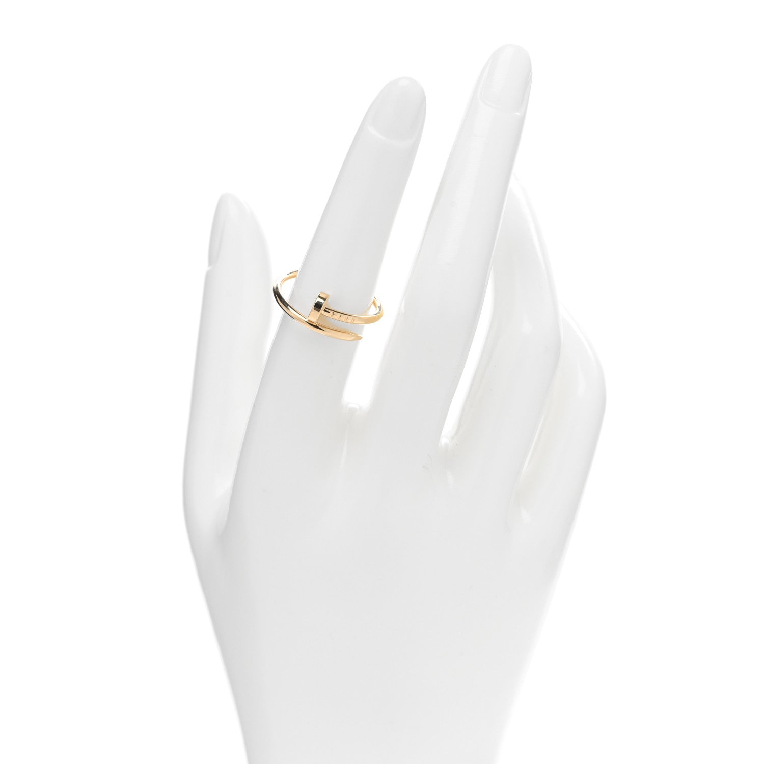 Cartier 18K Yellow Gold Small Juste Un Clou Ring 54 6.75 2 of 4