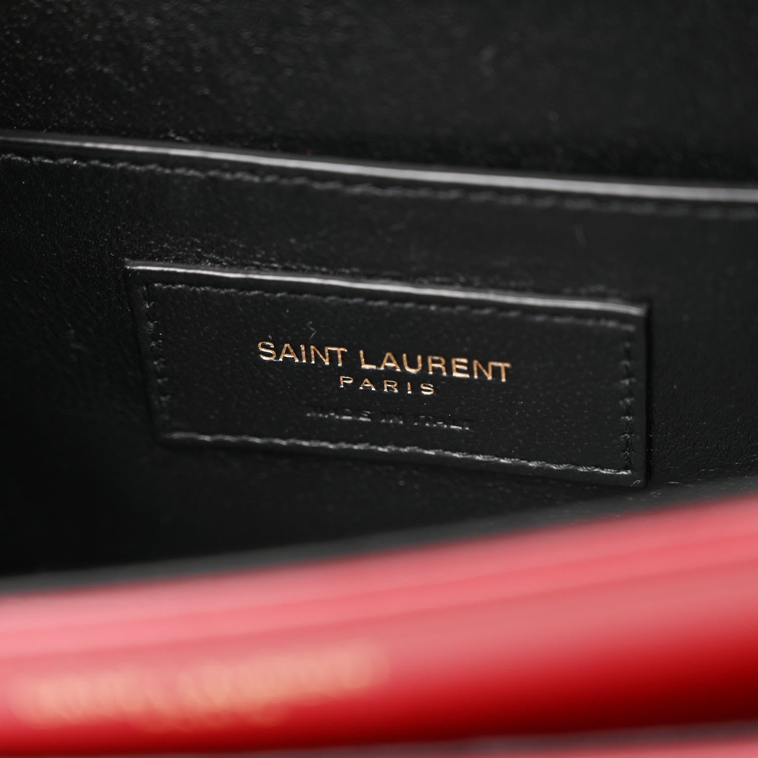 Saint Laurent Smooth Calfskin Small Solferino Satchel Rouge Opyum 6 of 11