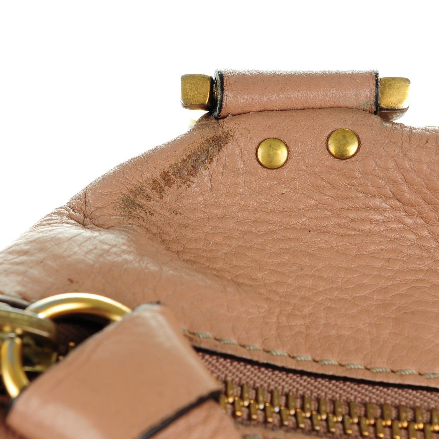 Calfskin Large Marcie Satchel Nut