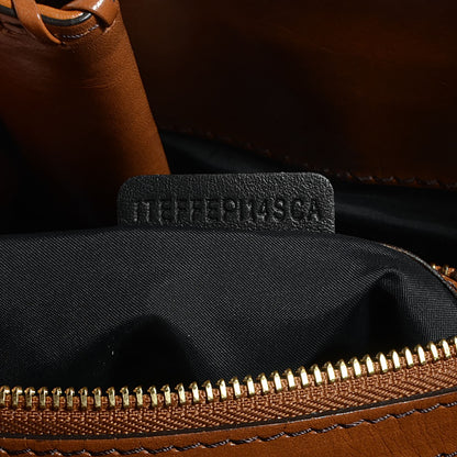 Burberry House Check Whipstitch Medium Tote Ochre 10 of 12