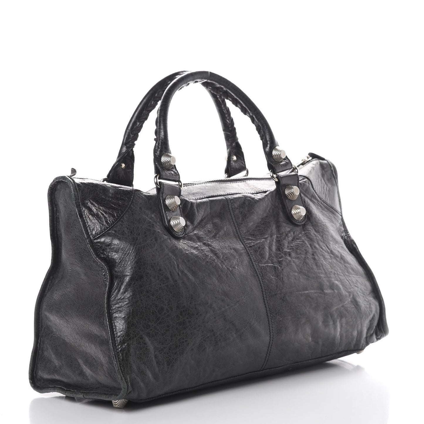 Agneau Giant 21 Silver Hardware Work Black