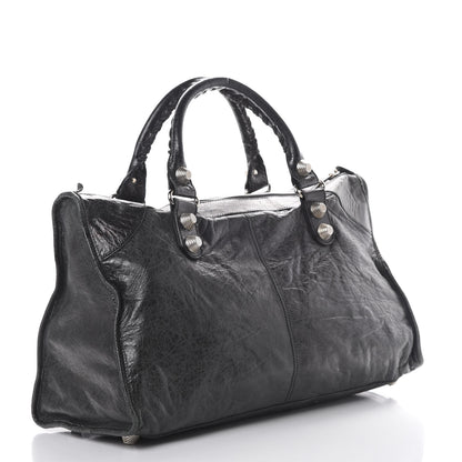 Balenciaga Agneau Giant 21 Silver Hardware Work Black 2 of 16
