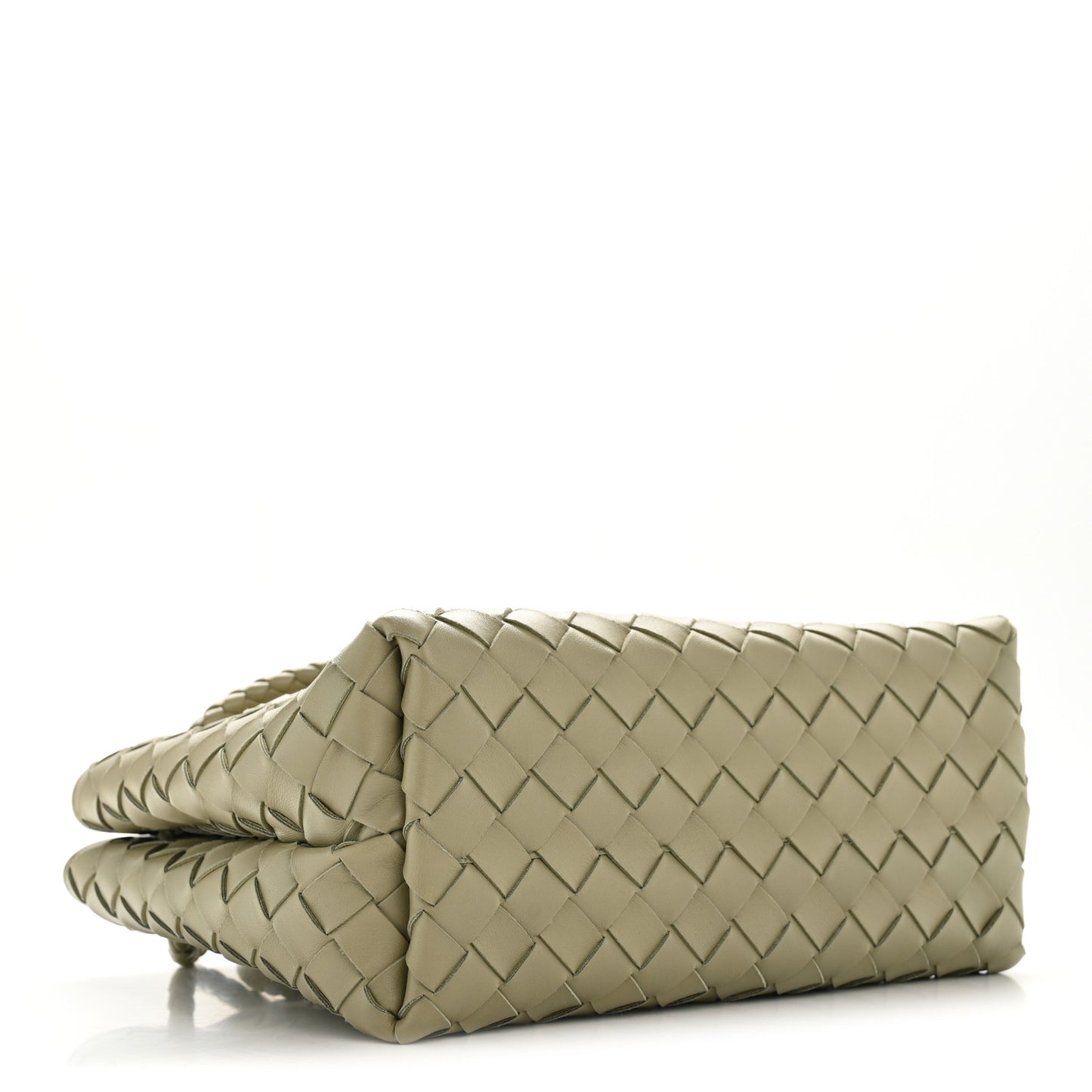 Nappa Intrecciato Small Andiamo Shoulder Bag Travertine