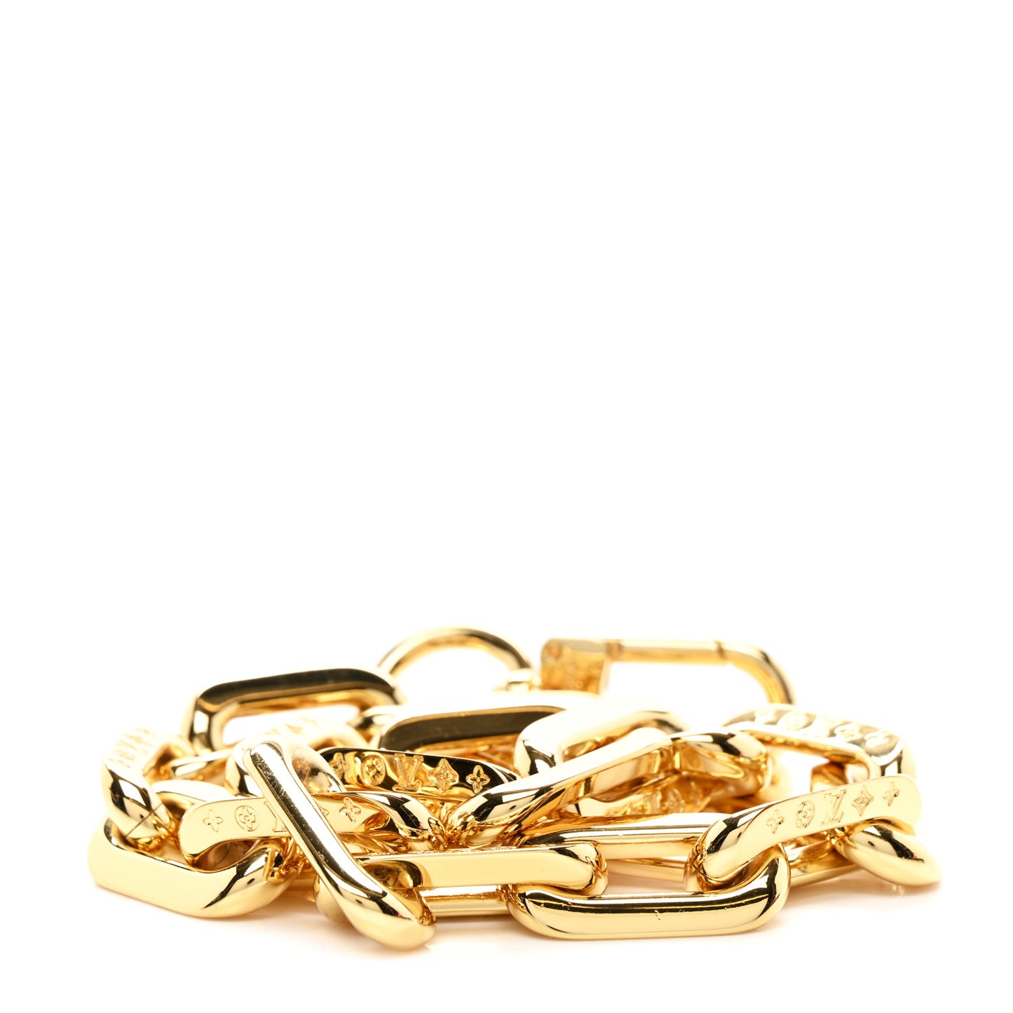 Metal Coussin MM Chain Strap Gold