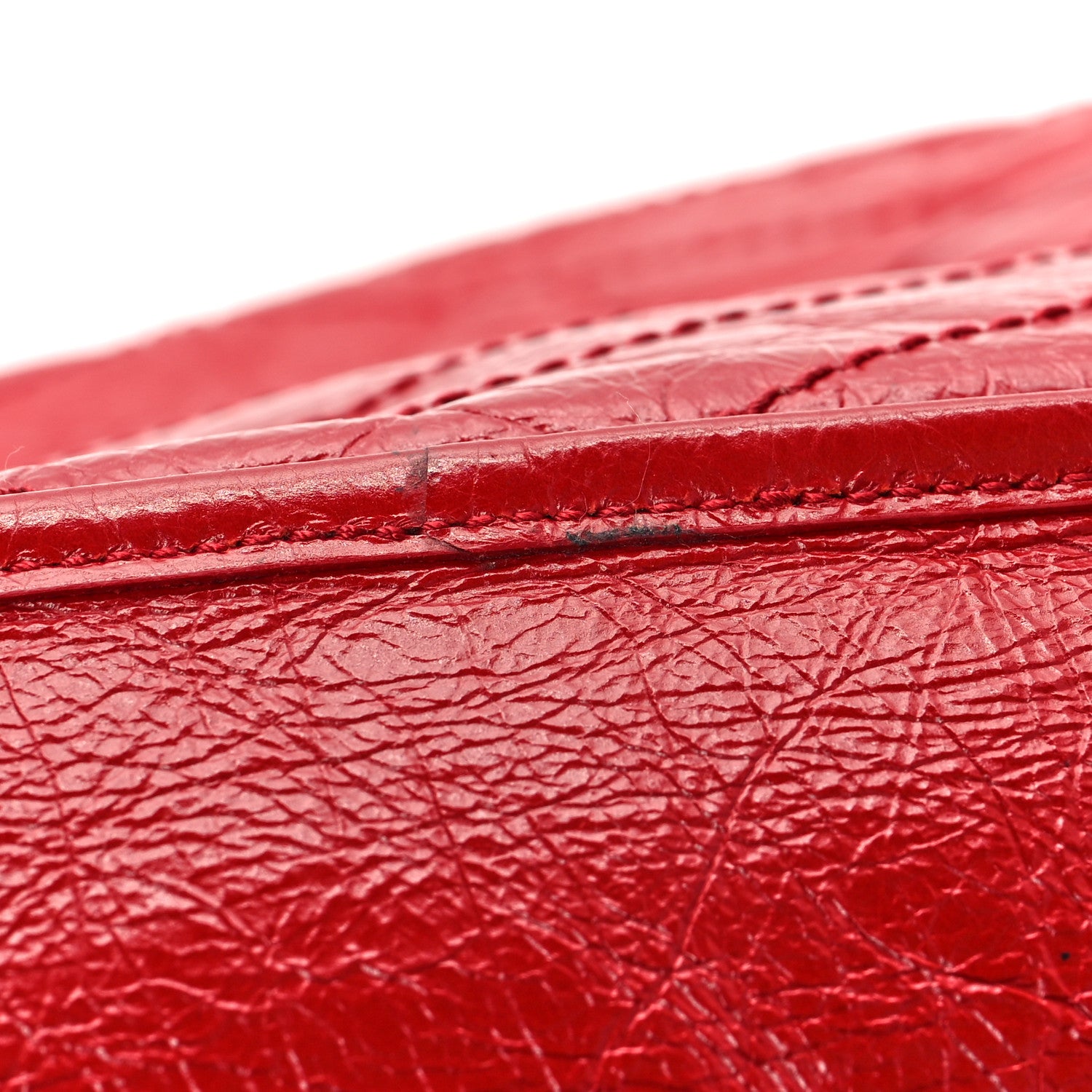Saint Laurent Crinkled Calfskin Matelasse Monogram Medium Niki Chain Satchel Rouge Eros 13 of 13