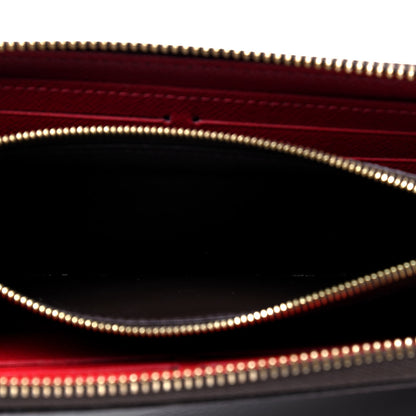Louis Vuitton Damier Ebene Clemence Wallet Cherry 5 of 5