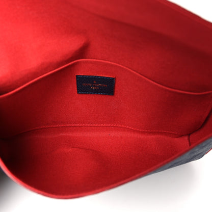 Louis Vuitton Empreinte Pochette Felicie Chain Wallet Marine Rouge 6 of 10