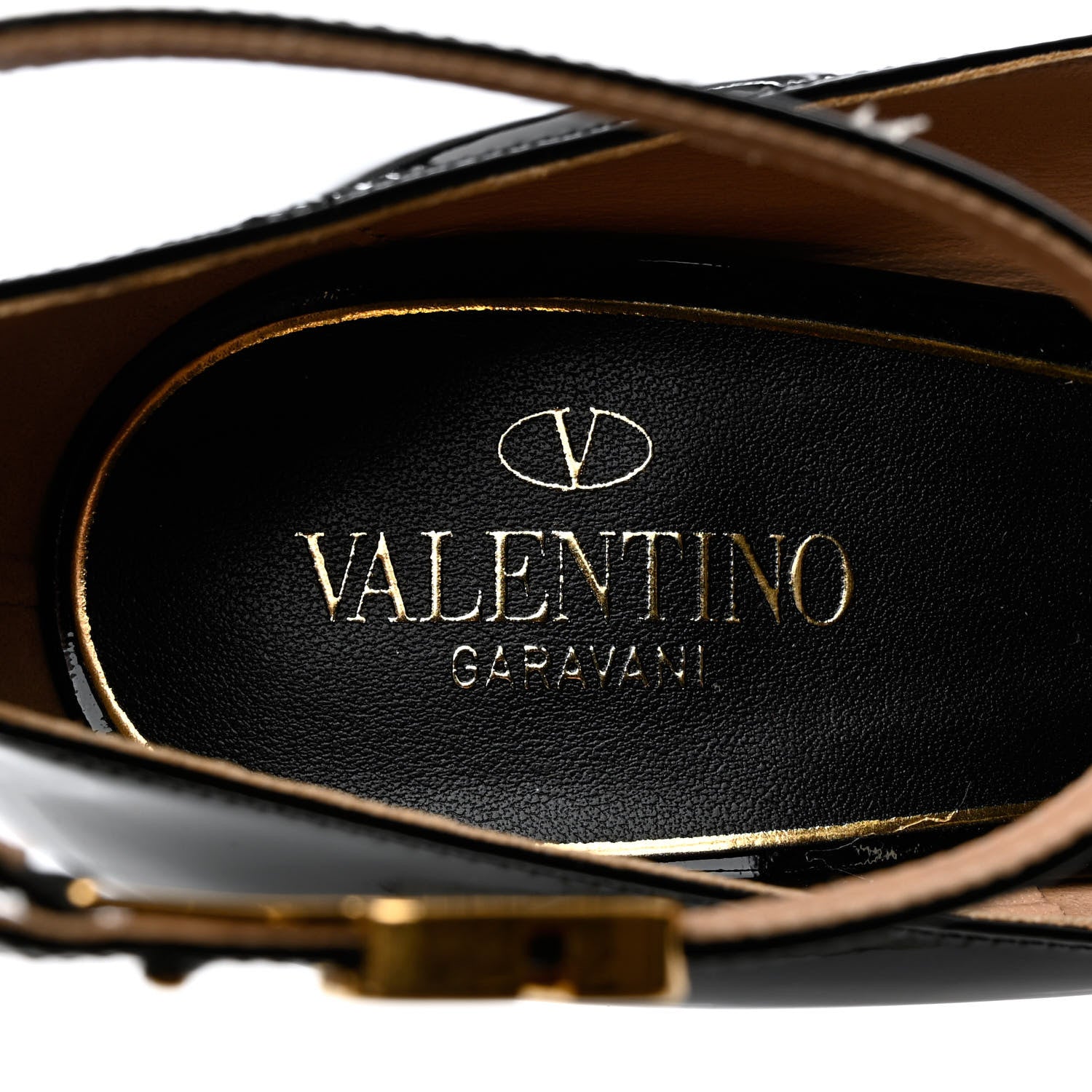 Valentino Garavani Patent Tan-Go 65/165mm Platform Pumps 39 Black 8 of 12