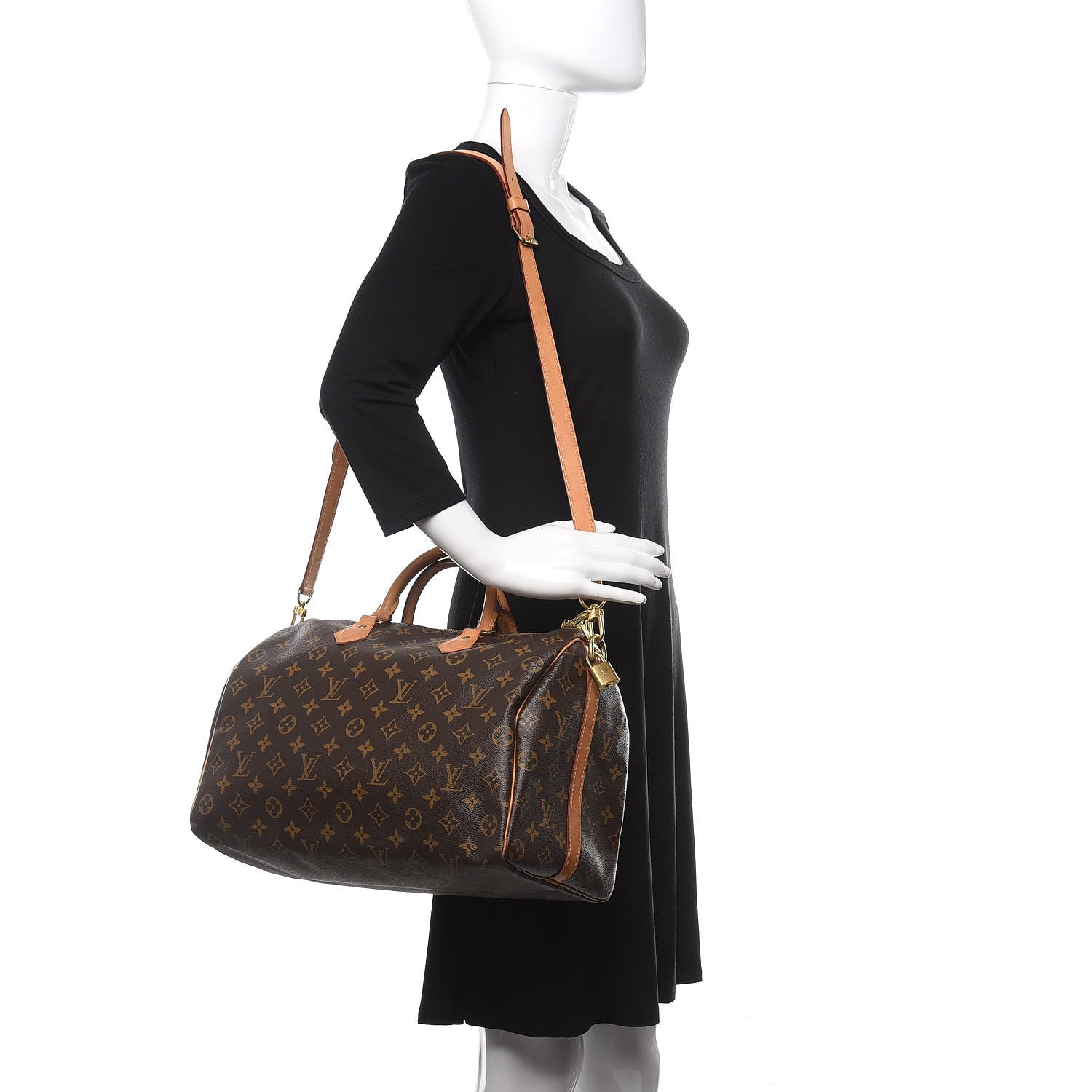 Louis Vuitton Monogram Speedy Bandouliere 35 2 of 12