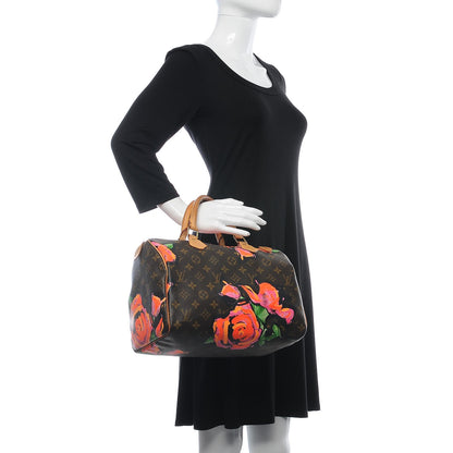 Louis Vuitton Monogram Roses Speedy 30 2 of 20